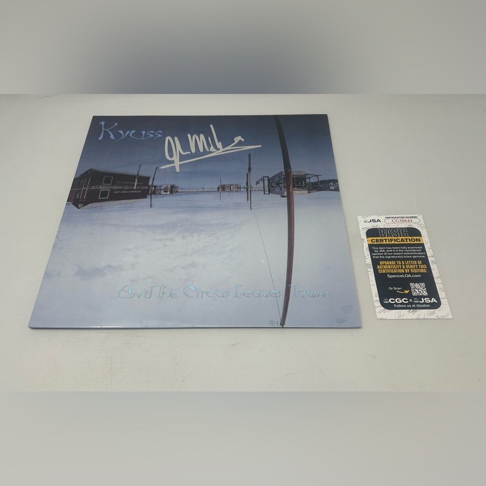 John Garcia signed Kyuss And The Circus Leaves Town Album JSA COA